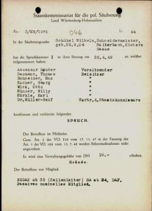 Schübel, Wilhelm