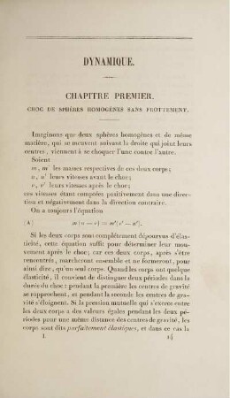 Dynamique.