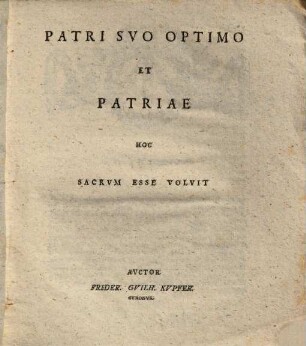 Diss. inaug. med. de notione et diagnosi febris