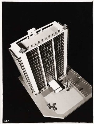 Telefunken-Hochhaus, Berlin-Charlottenburg: Modellansicht