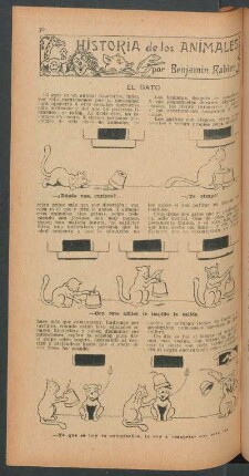 El gato : Historia de los animales