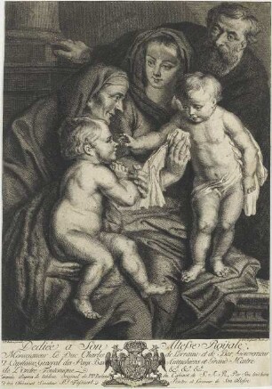 Heilige Familie mit dem Johannesknaben und der Heiligen Elisabeth