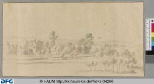 Landschaft mit Herrenhaus
