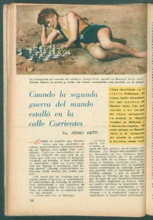 Cuando la segunda guerra del mundo estalló en la calle Corrientes