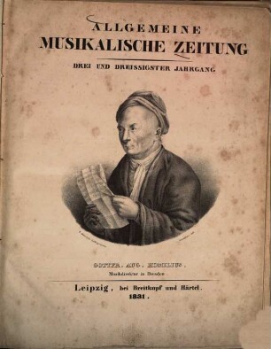 Allgemeine musikalische Zeitung. 33, 33. 1831