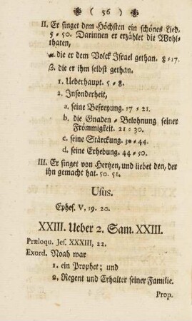 XXIII. Ueber 2. Sam. XXIII.
