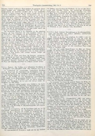 714-716 [Rezension] Kroeber, Rudi, Qoheleth