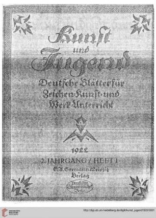 Heft 1 (Januar 1922)
