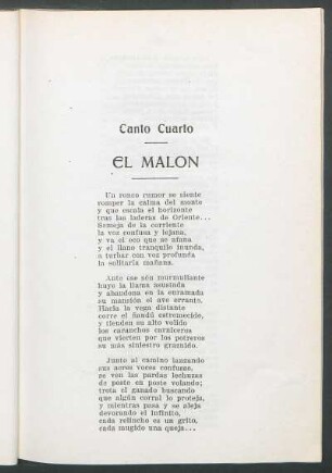 Canto Cuarto: El malón