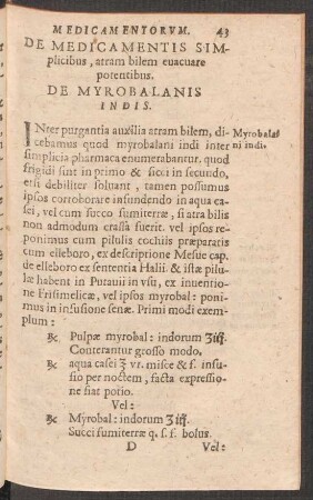 De Medicamentis Simplicibus, atram bilem evacuare potentibus.