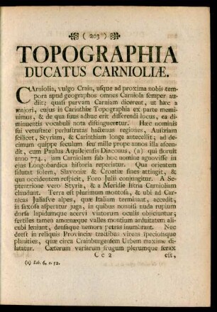 Topographia Ducatus Carnioliae