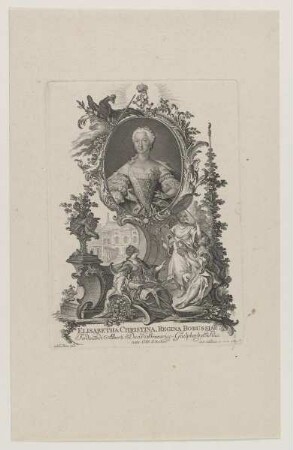 Bildnis der Elisabetha Christina, Regina Borussia