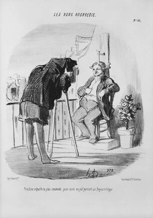 Beim Photographen, Daumier