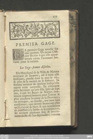 Premier Gage.