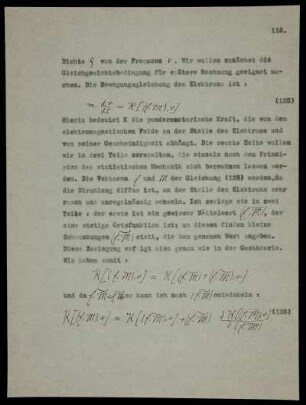 Bewegungsgleichung des Atoms