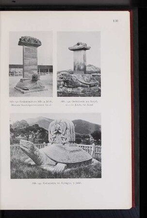 Abb. 142. Gedenkstein aus Koryo, 10. - 11. Jahrh., bei Seoul.
