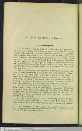 V. Die Bearbeitung des Bodens
