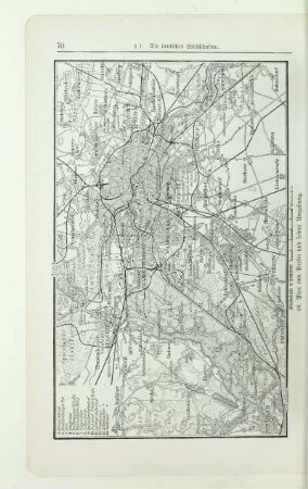 Plan von Berlin und seiner Umgebung