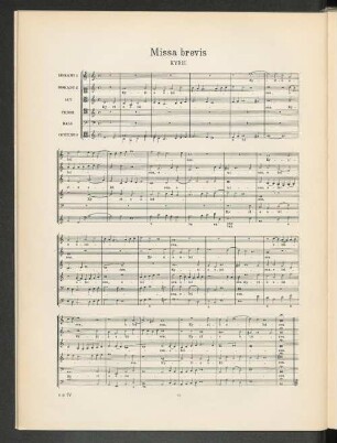 Missa brevis Kyrie