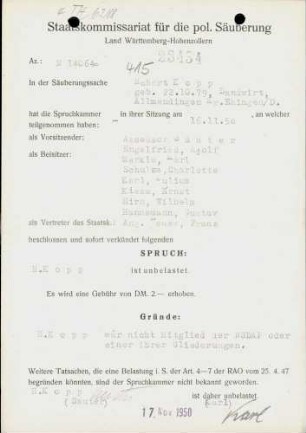 Kopp, Hubert