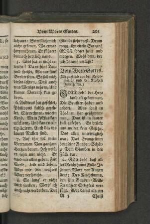 Vom Worte Gottes.
