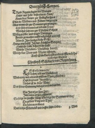 Es ist also bewandt/ Nichts/ als nur Unbestand ...