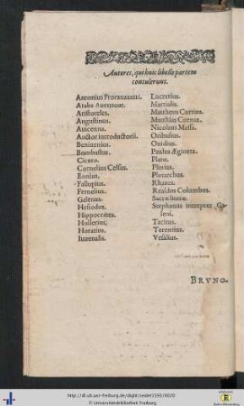 Autores, qui huic libello partem contulerunt.