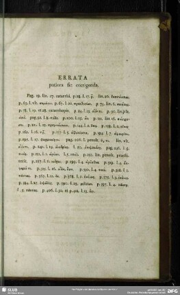 Errata potiora sic corrigenda