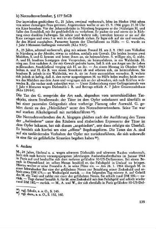 b) Notzuchtverbrecher, § 177 StGB