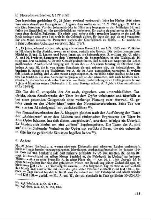 b) Notzuchtverbrecher, § 177 StGB