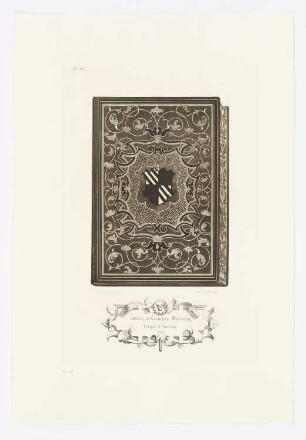 Bibliothèque de Gabriel Bouvier, évêque d'Angers, 1555, Blatt 40 der Folge "Geschichte der Bibliophilie"