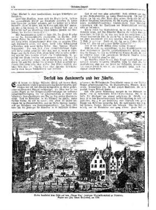 Verfall des Handwerks und der Zünfte : [Beilage zur "Arbeiter-Jugend"]