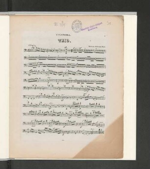 Violoncell. Trio.