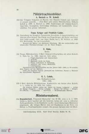 Miniaturmalerei (Nr. 254-347)