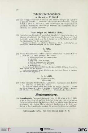 Miniaturmalerei (Nr. 254-347)