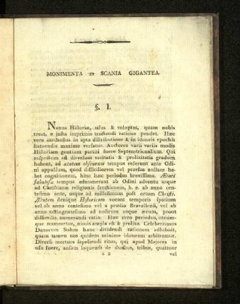 Monimenta in scania gigantea