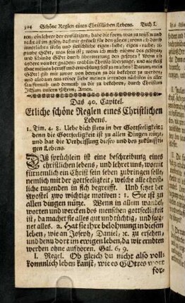 304-317, Das 40. Capitel