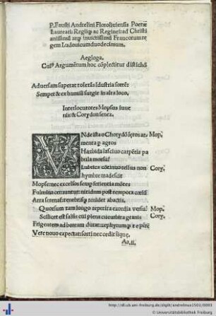 Aegloga Fausti moralissima