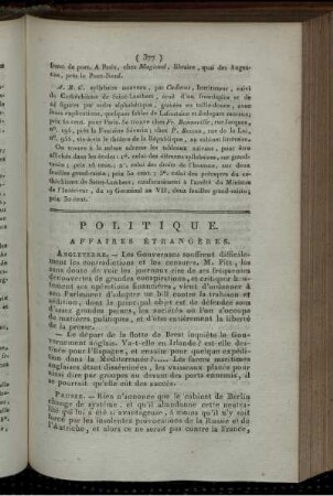 Politique.