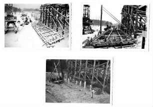 Unterführung der DB Karlsruhe - Basel unter dem Zubringer zur AS Rastatt (BW 32a) bei km 647,764 Lehrgerüst und Fundament