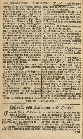 Historia von Susanna und Daniel