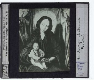 Massys (nach), Madonna : Vermutlich Kopie nach: Quentin Massys, Maria mit Kind (Brüssel, Königl. Museen der Schönen Künste Inv. 6647)