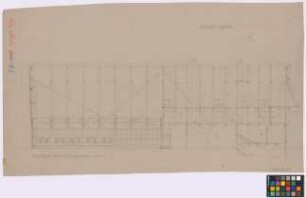 Schinkel ([Landkreis] Osnabrück): Ziegelhof. Haupthaus (Längsschnitt)