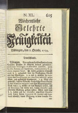 XL. (2. Octobr. 1739)