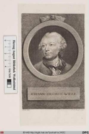 Bildnis Johann Georg Wille (eig. Will)