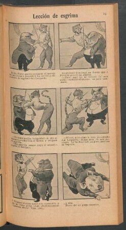 Lección de esgrima - [Cómic]