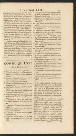 Consilium LXXI. [-] Consilium LXXV.