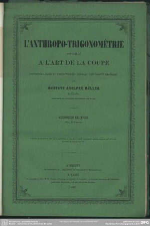 L'anthropo-Trigonométrie appliquée a l'art de la coupe
