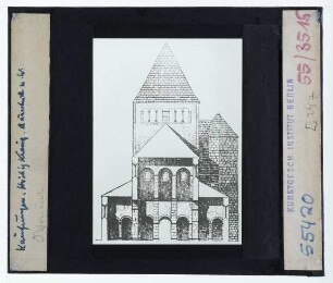 Kaufungen, Stiftskirche : Querschnitt