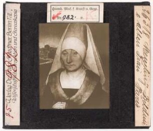 Hans Memling: Bildnis einer alten Frau. Paris (Stoedtner-Nr. 26318)
